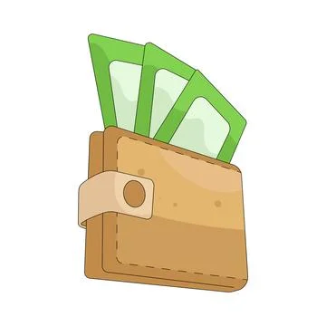 Illustration of wallet Stock-Illustration