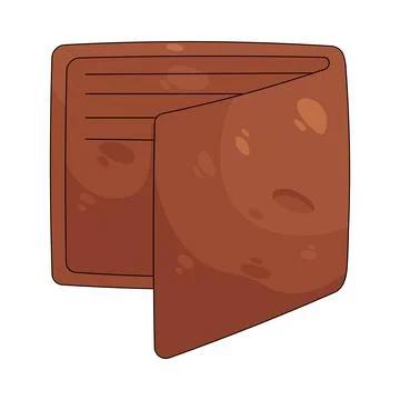 Illustration of wallet 스톡 일러스트