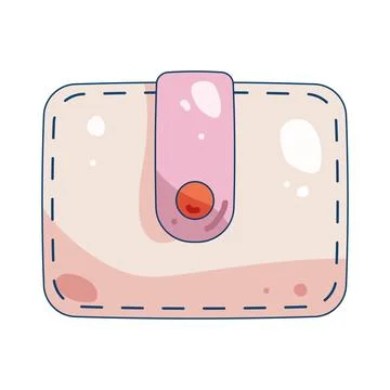 Illustration of wallet Stock Illustration