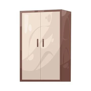 Illustration of wardrobe Ilustración de archivo