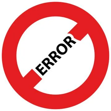 Illustration Warning Error Stock Illustration