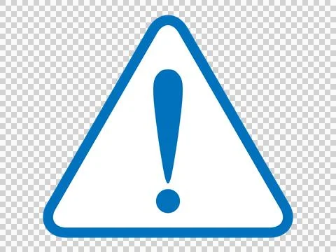 Illustration of a warning icon (a warning symbol) Stock Illustration