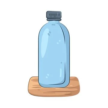 Illustration of water bottle Stock-Illustration