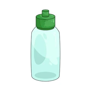 Illustration of water bottle Stock-Illustration