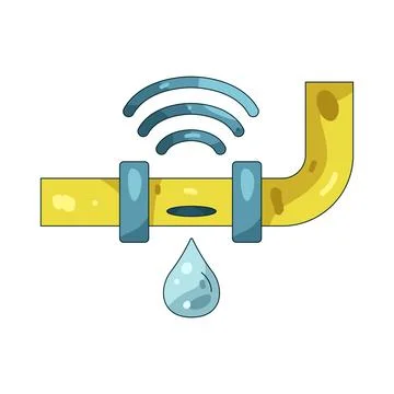 Illustration of water sensor Stock Illustration