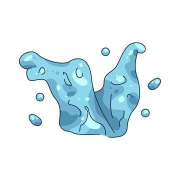 Illustration of Water splash Stock Illustration