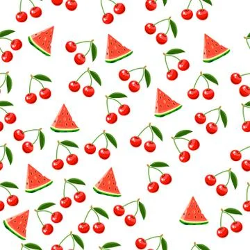 Illustration of a watermelon Stock Illustration