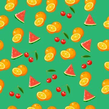 Illustration of a watermelon Illustrazione stock