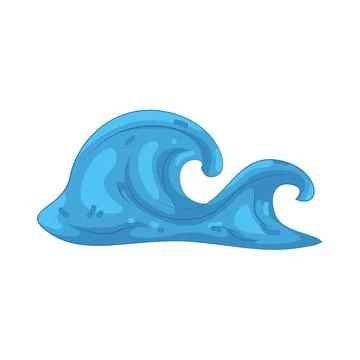 Illustration of wave Stock Illustration