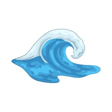 Illustration of wave Stock Illustration