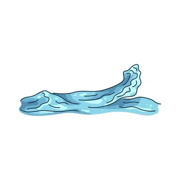 Illustration of wave Illustrazione stock