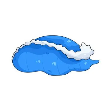 Illustration of wave Illustrazione stock