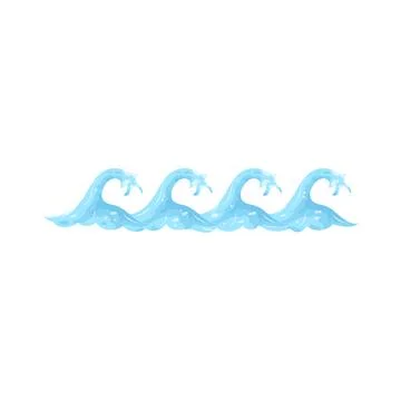 Illustration of wave pattern Stock Illustration