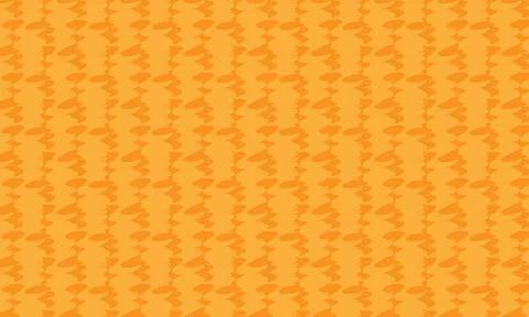 Illustration of wave patterns on an orange background. Stock Illustration