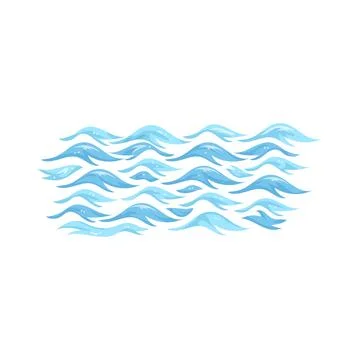Illustration of wavy pattern Stock Illustration