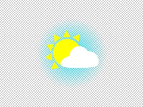 Illustration of a weather icon Stock Illustration