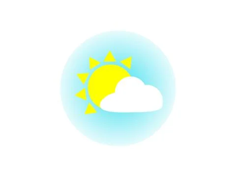 Illustration of a weather icon Stock Illustration