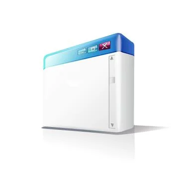 Illustration of web browser with 3d vector Isometric Stock-Illustration