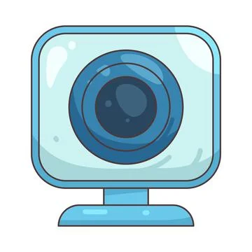 Illustration of webcam Stock Illustration