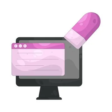 Illustration of website Stock Illustration