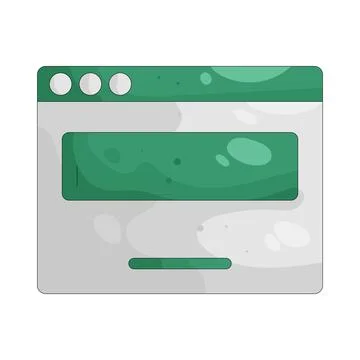 Illustration of website イラスト素材