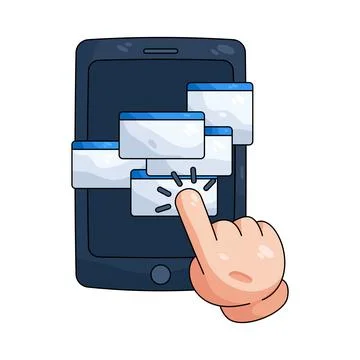 Illustration of Website Stock-Illustration