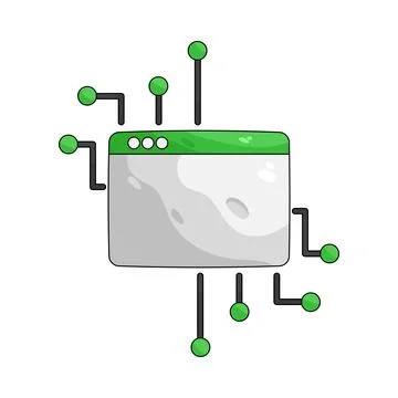 Illustration of Website 스톡 일러스트