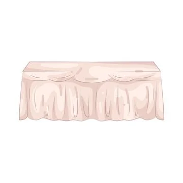 Illustration of wedding table Illustrazione stock