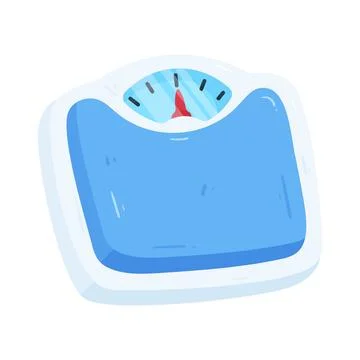 Illustration of weighing scale Stock-Illustration