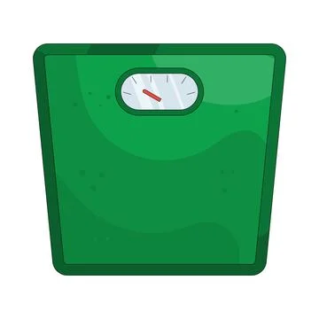 Illustration of weight scale Stock Illustration