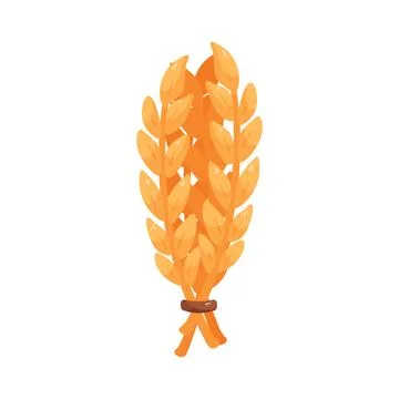 Illustration of wheat bundle Stock Illustration