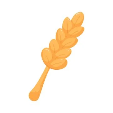 Illustration of wheat stalk Stock Illustration