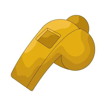 Illustration of Whistle 스톡 일러스트