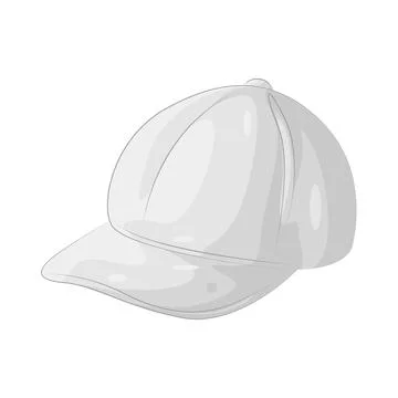 Illustration of white cap Illustrazione stock