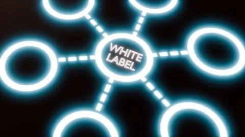 A illustration of "WHITE LABEL" Stock Illustration