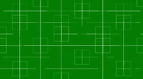 An illustration of a white lining texture or pattern, isolated on a green bac Stock Illustration