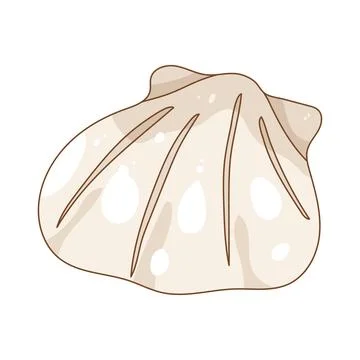 Illustration of white shell Stock Illustration