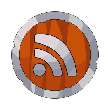 Illustration of WiFi button Stock Illustration