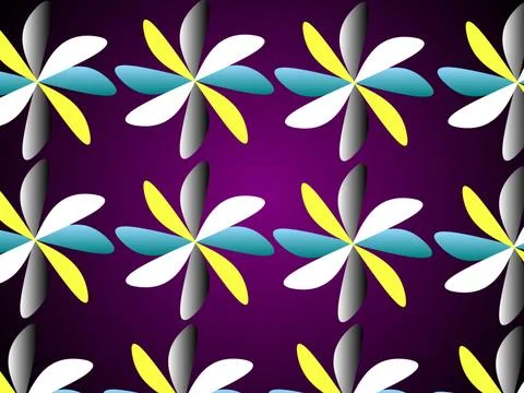 Illustration of a windmill with a purple background Stock Illustration