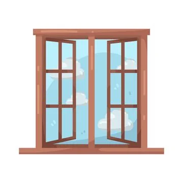 Illustration of window Stock Illustration