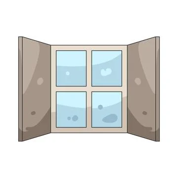 Illustration of window Stock Illustration