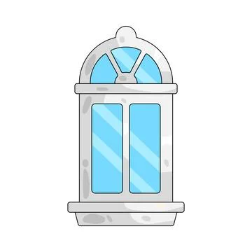 Illustration of window Stock Illustration