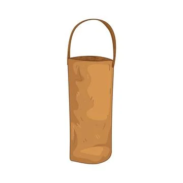Illustration of wine bag Illustration