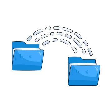 Illustration of Wireless data Stock Illustration