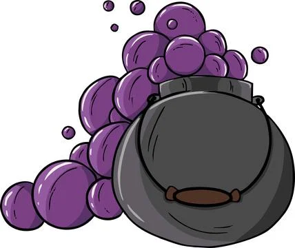 Illustration of the witchs cauldron Stock Illustration