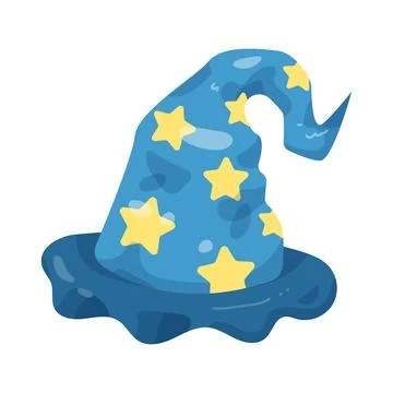 Illustration of wizard hat Stock Illustration