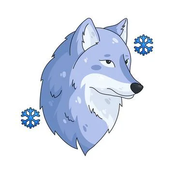 Illustration of wolf 스톡 일러스트