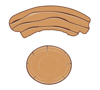 Illustration wood texture design vector Illustrazione stock