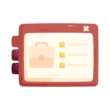 Illustration of work plan Stock Illustration