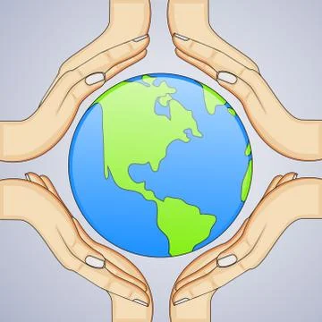 Illustration of World Environment Day Background 库存插图
